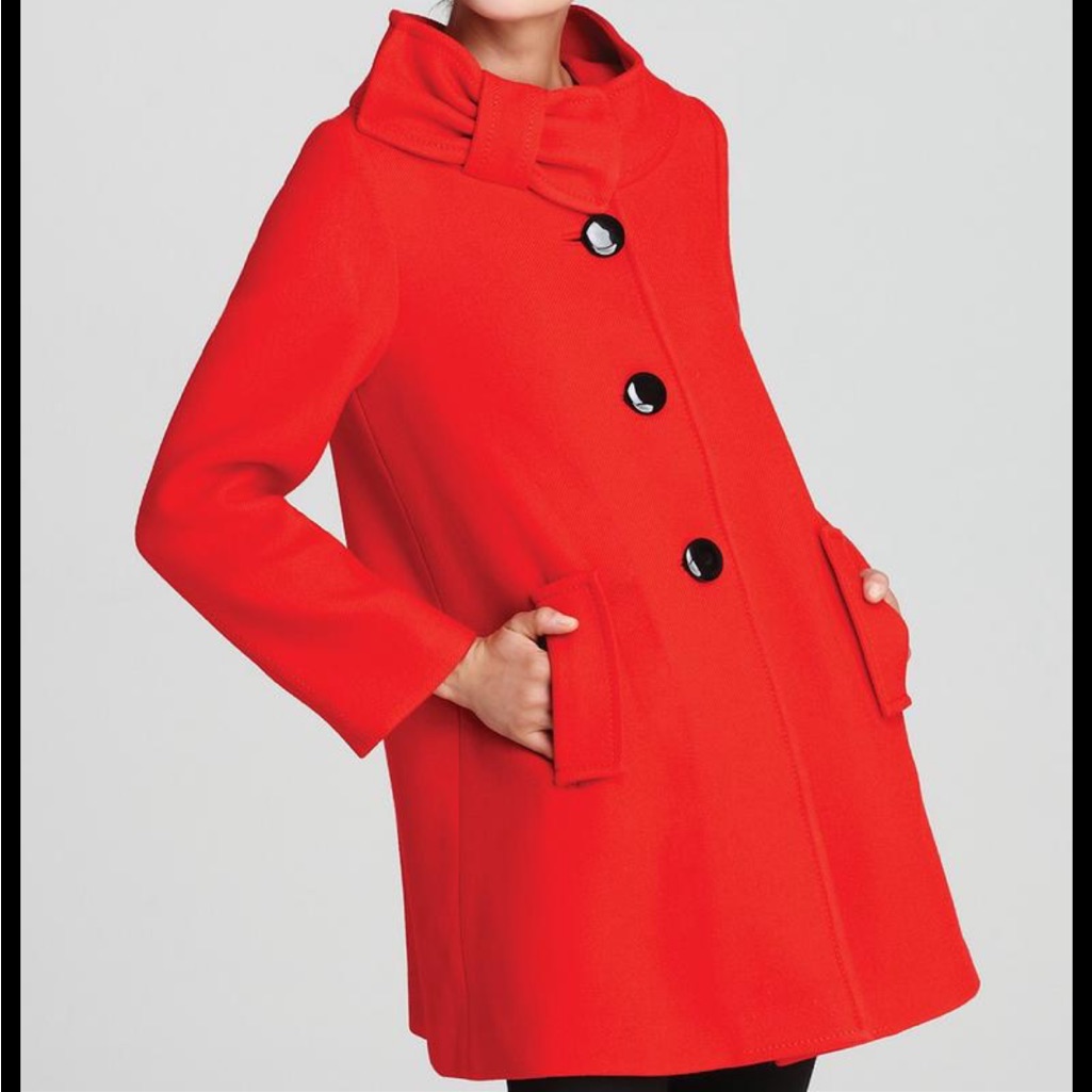 Kate Spade Red Coat Size 2